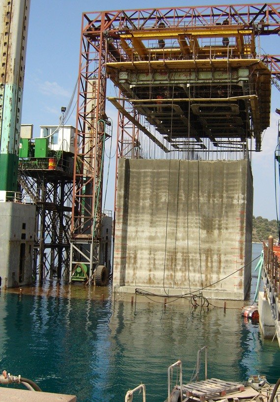A Caisson Construction <br> at Astakos Port 6