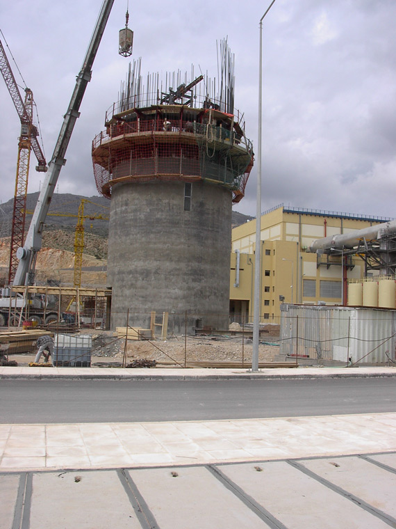 Public Power Factory <br> Chimney <br> in Atherinolakos, Crete 2